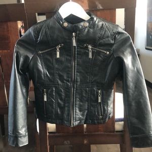 Boys size 8 JouJou pleather jacket.